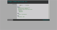 Desktop Screenshot of maillink.ch